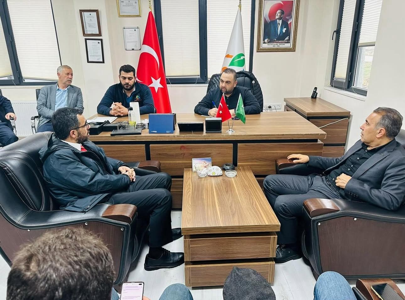 Babil Biyogaz yönetimi ile TİGEM heyeti toplantı anı